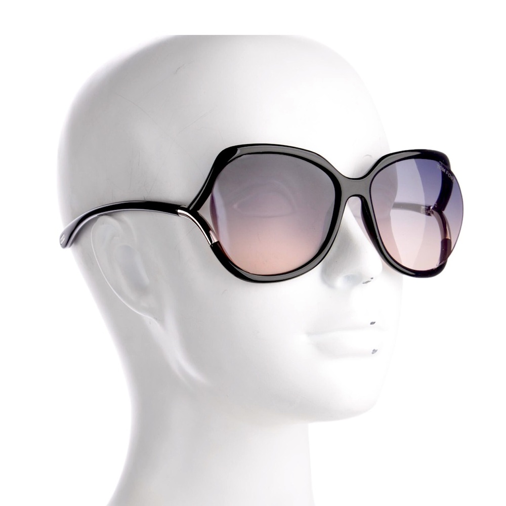Tom Ford Open-Temple Oval Sunglasses